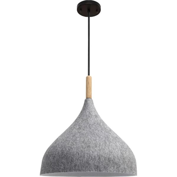 انارة معلقة 2 متر فضي E27x1L قطر 36 سم