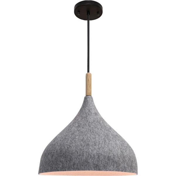 انارة معلقة 2 متر فضي E27x1L قطر 43 سم