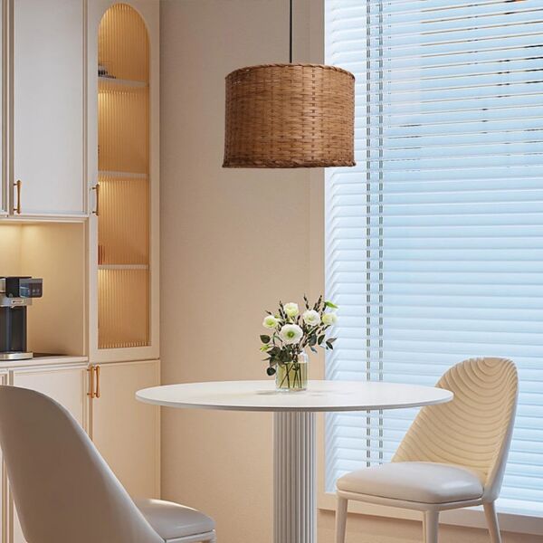 انارة معلقة مودرن 2 متر بني E27x1 مقاس 40 سم