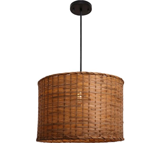 انارة معلقة مودرن 2 متر بني E27x1 مقاس 40 سم