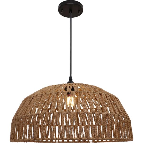 انارة معلقة خيزران 2 متر E27x1L قطر50 سم تال