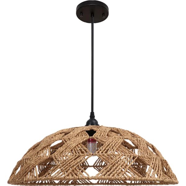 انارة معلقة مودرن 2 متر بني E27x1 كان