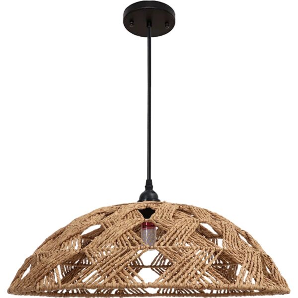 انارة معلقة مودرن 2 متر بني E27x1 مقاس 50 سم تارا