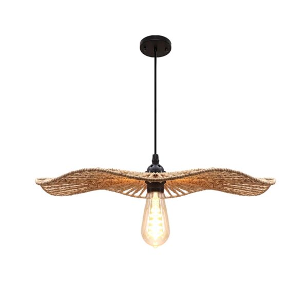 انارة معلقة 2 متر خيزران E27x1L قطر 50 سم