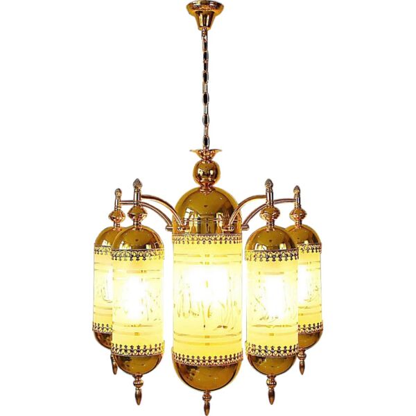 ثريا علاقي اسلامي كرستال مساجد وقصور - ذهبي