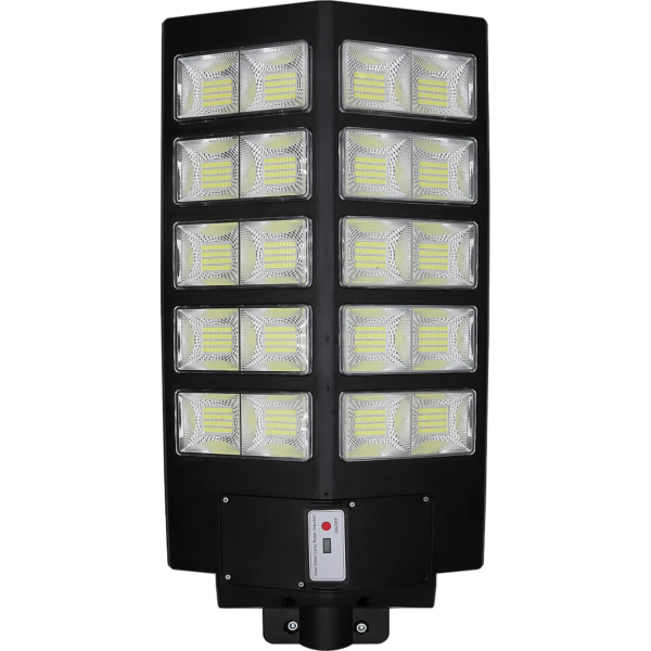 كشاف شوارع اسود لون الانارة ابيض قطعتين طاقة شمسية 500 واط