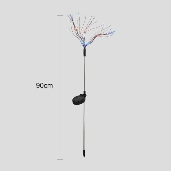 إضاءة حديقة غصن غرس تعمل بالطاقة الشمسية