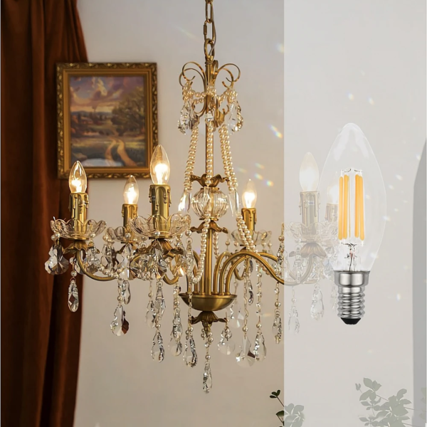 لمبة انارة صفراء بتصميم عصري 3 واط