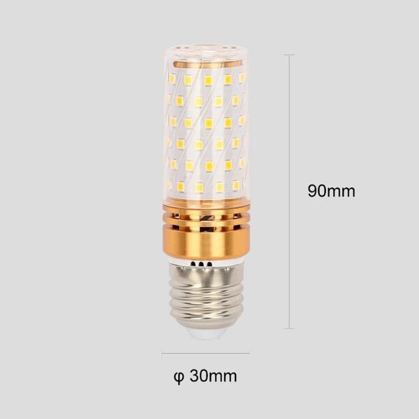 لمبة نجف 12 واط E14 انارة صفراء