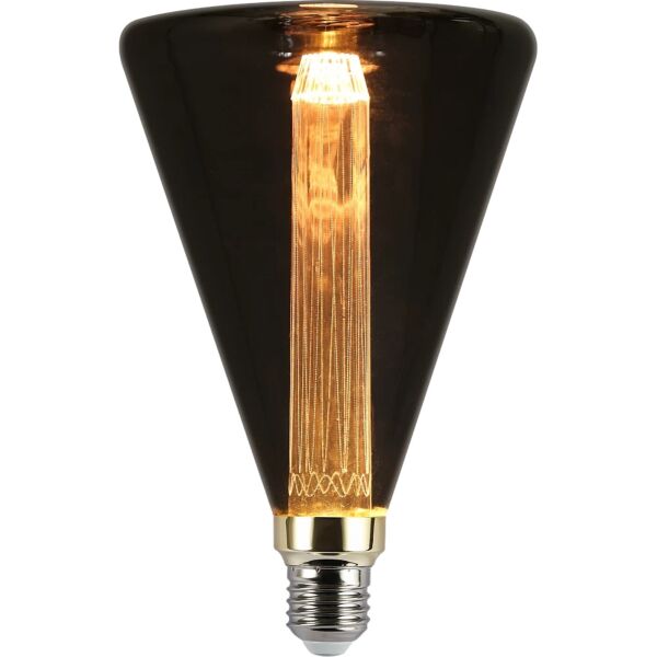 لمبة ديكورية 3 واط انارة صفراء قاعدة E27 - رمادي