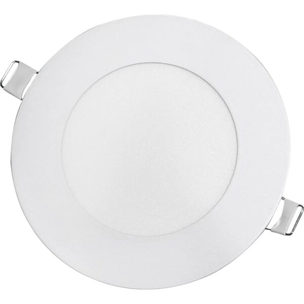 لمبات بنل إنارة كريمي شمسي دفن 10 سم 7 واط - إطار معتم ثلجي