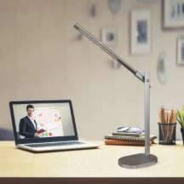 أبجورة طاولة LED 3اضاءات - رمادي