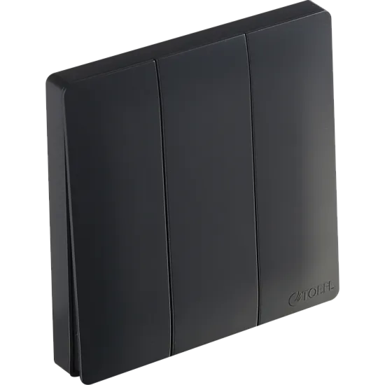 مفتاح ثلاثي بيانو توفل - اسود