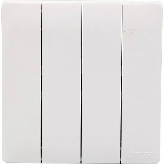 مفتاح رباعي بيانو توفل - ابيض