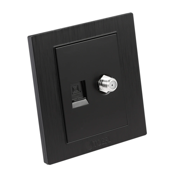 فيش منفذ كمبيوتر مع دش