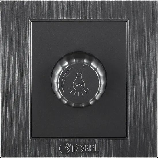 مفتاح توفانا دايمر لمبة لون رمادي جرافيت توفل