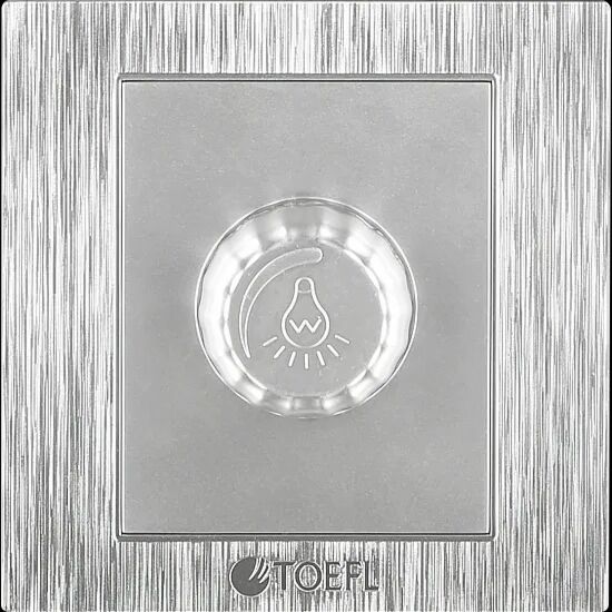 مفتاح دايمر لمبة 1000 واط لون فضي توفل