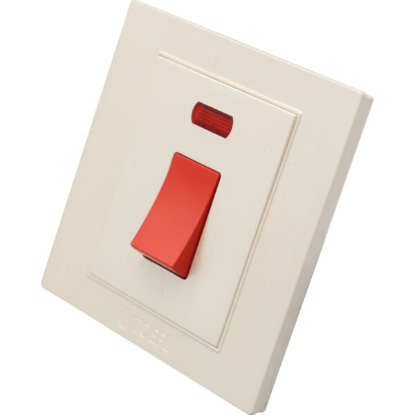 مفتاح سخان مربع طقة حمراء 20 امبير - لولي فاخر توفل