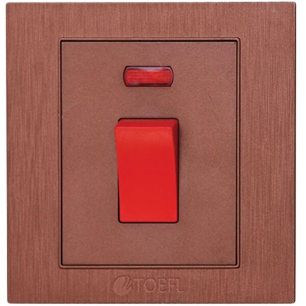 مفتاح مكيف مربع 45 امبير من توفل - بني واحمر