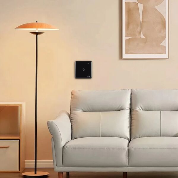 مفتاح مفرد ذكي تحكم عن بعد WiFi توفل - اسود