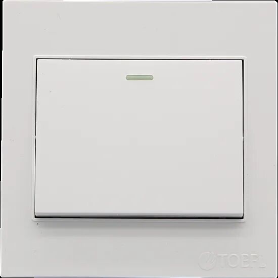 مفتاح تولين مفرد لون ابيض سادة توفل