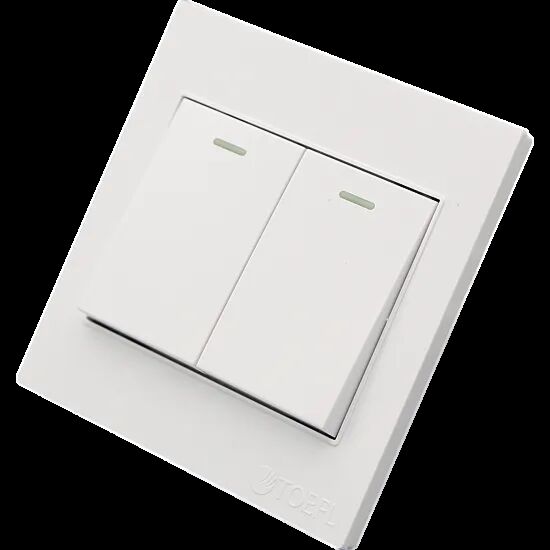 مفتاح دانية ثنائي لون ابيض سادة توفل