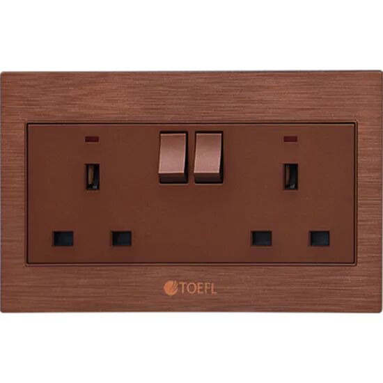 فيش ثلاثي مزدوج مع مفتاحين من توفل - بني