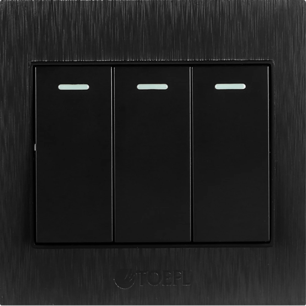 مفتاح ثلاثي - أسود حجري