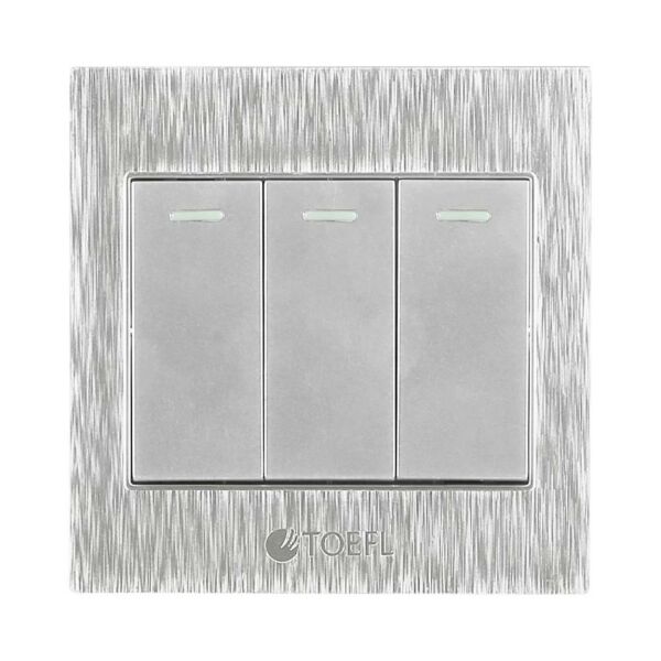 مفتاح ثلاثي لون فضي توفل