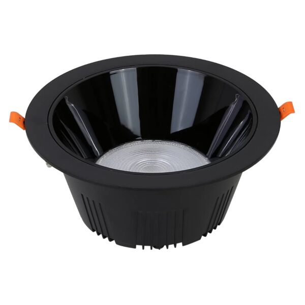 كشاف دفن 20 سم مانع للتوهج 30 واط توفل - اسود