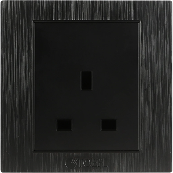 فيش ثلاثي عصري - أسود