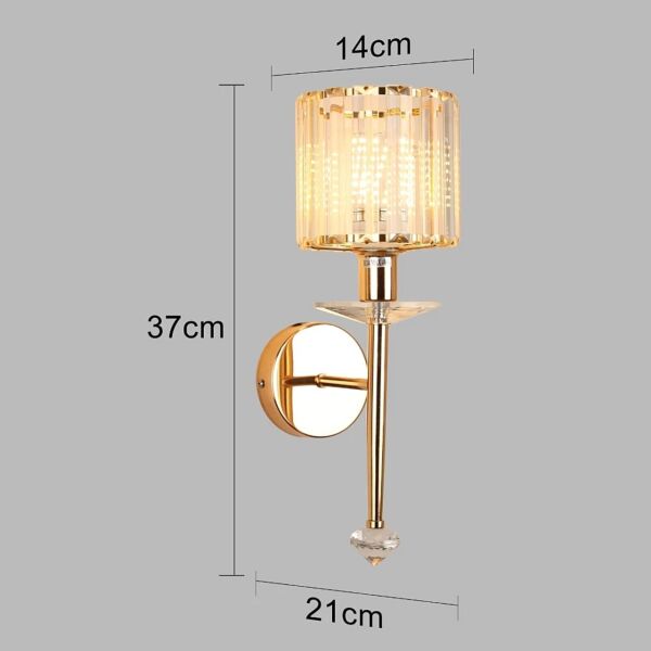 إضاءة جدارية بهجه - ذهبي