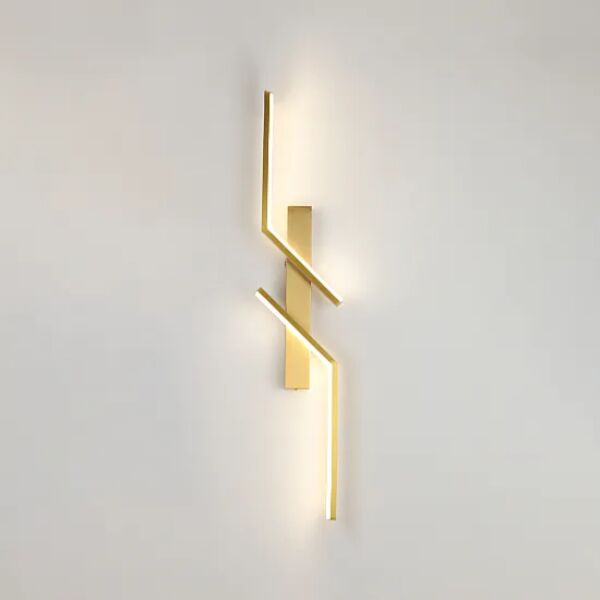 إضاءة جدارية مودرن ذهبي زيتي مع 3 اضاءات 20 واط قطر 60 سم - من همر