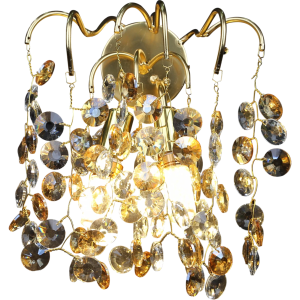 إضاءة جدارية تريبرانش - ذهبي