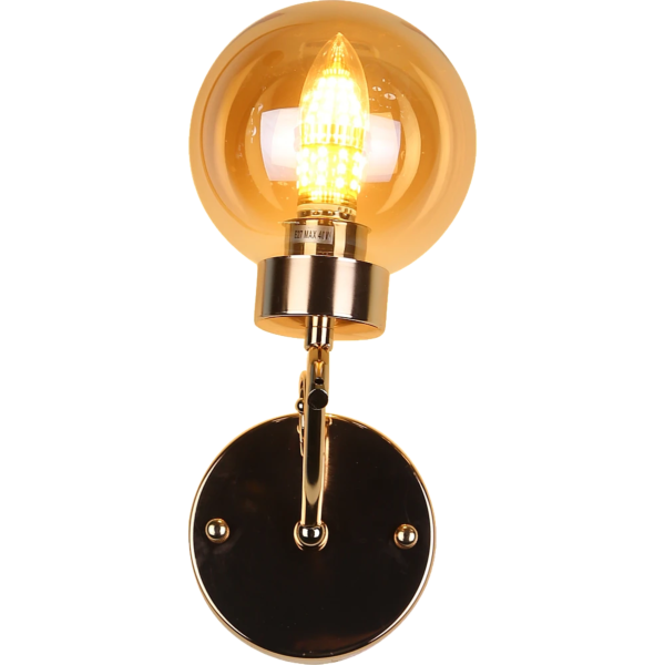 إضاءة جدارية مودرن ذهبي اركون