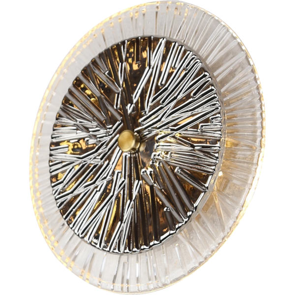 ابليك مودرن رمادي مع 3اضاءات 3 واط