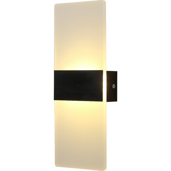 إضاءة جدارية مودرن اسود 3اضاءات