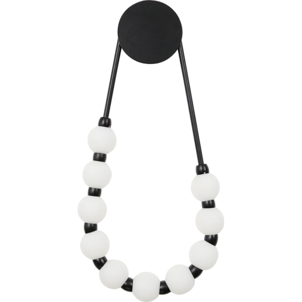 إبليك جداري مع 3 إضاءات 12 واط - أسود