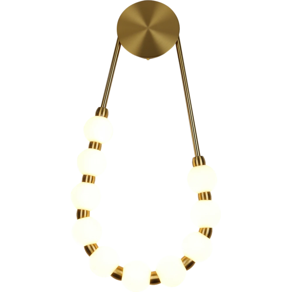 إبليك جداري مودرن 9 واط - روز ذهبي مصفر