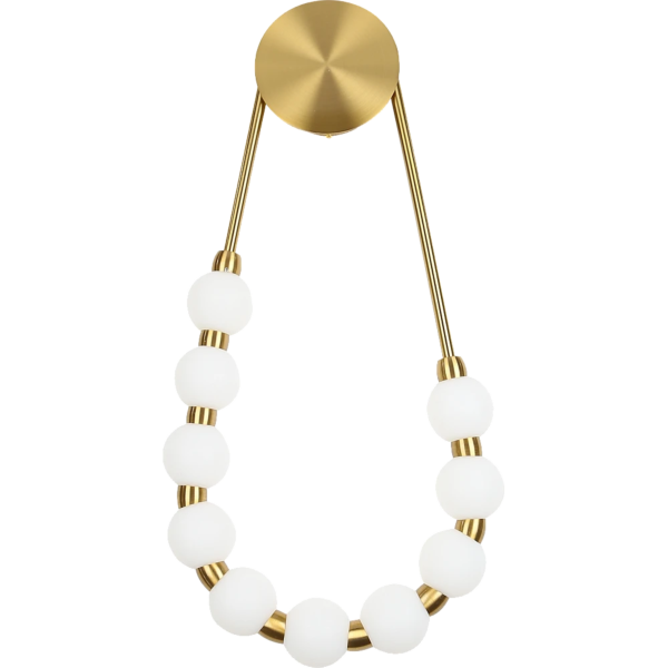 إبليك جداري مودرن 9 واط - روز ذهبي مصفر