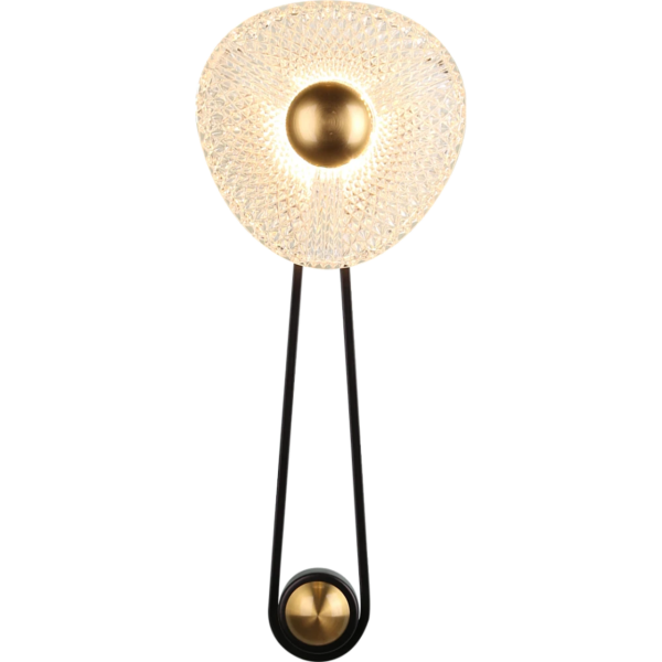 إبليك جداري مع 3 إضاءات 5 واط - أسود