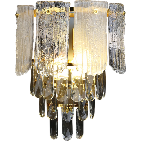 إضاءة جدارية مودرن ايس - ذهبي