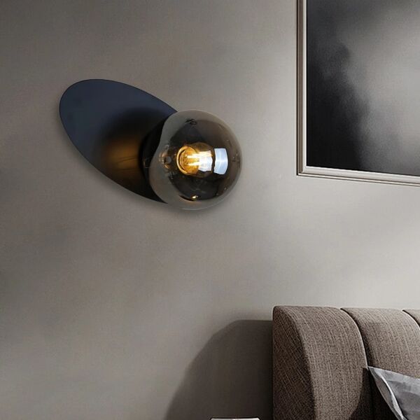 إضاءة جدارية برافو - اسود