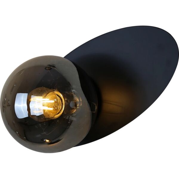 إضاءة جدارية برافو - اسود