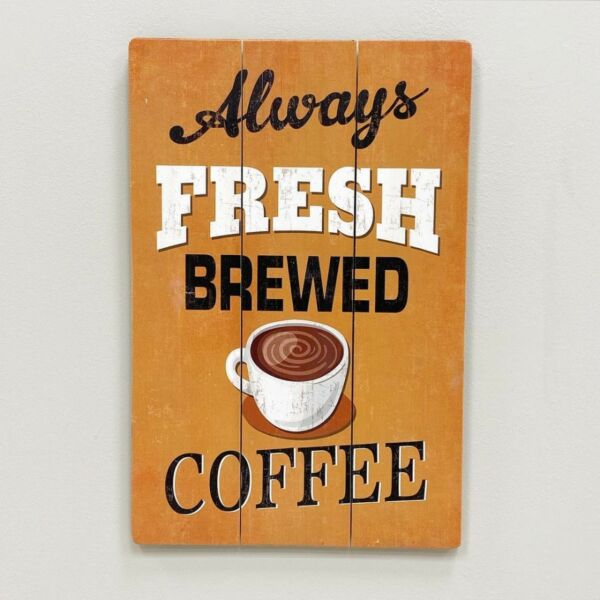 لوحة فنية خشب كوفي فريش