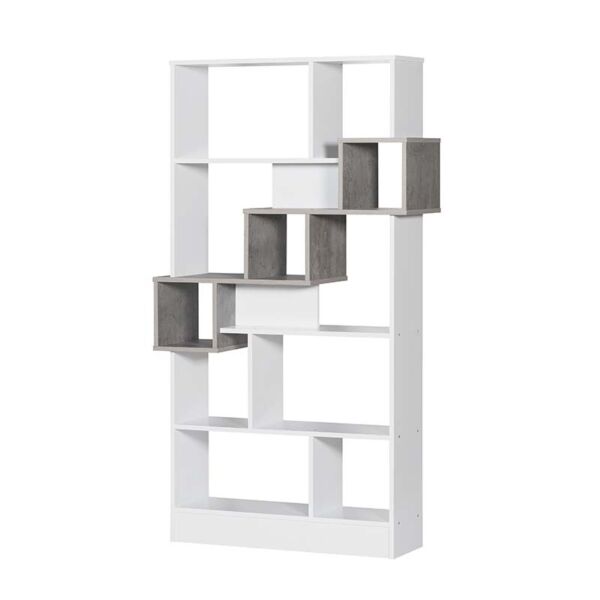 وحدة تخزين رفوف خشب ماليزي يشرون متعددة الإستخدام 