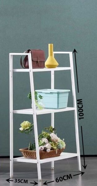 ستاند تنظيم ورين حديد 3 دورابيض مستطيل