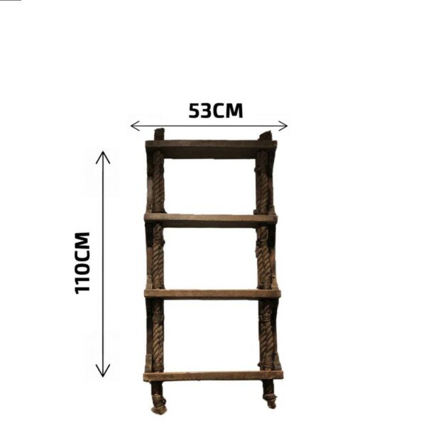 رف جداري بتصميم سلم أكوال - بني