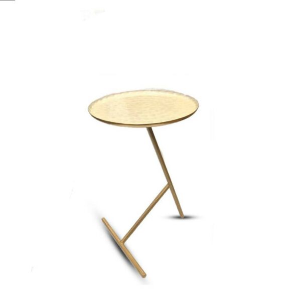 طاولة جانبية كلاسي - أبيض