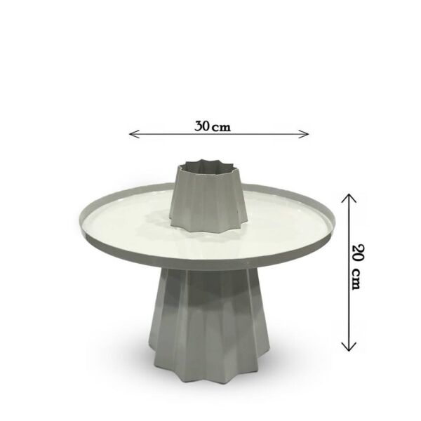 طبق تقديم بقاعدة  - اليجانس ابيض